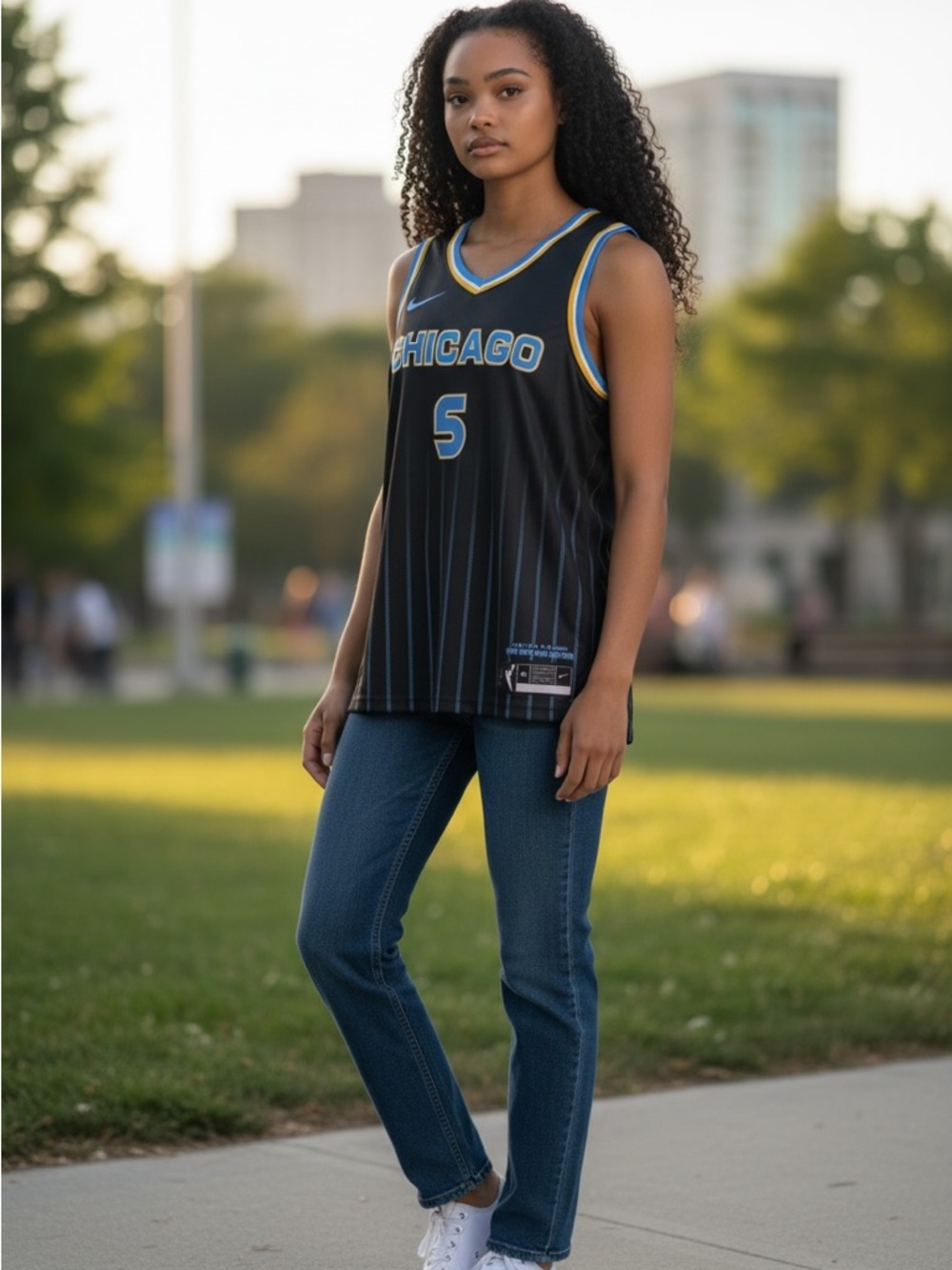 Nike Chicago Sky Reese #5 Jersey Women’s NWT Black WNBA Basketball Multiple Size